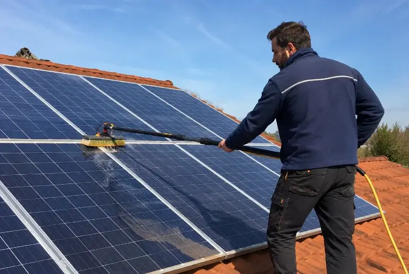 Nettoyage et entretien de panneaux solaires à Vignieu