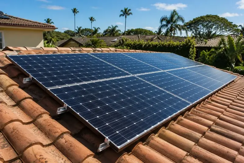 Installation de panneaux solaires à Vignieu